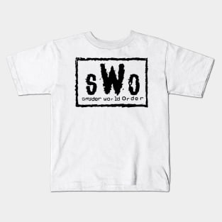 Snyder World Order (sWo - Black Logo) Kids T-Shirt